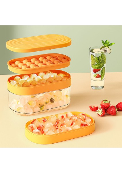 Mavi Kapaklı Pres Tipi Buz Küpü Yuvarlak Makineleri Bira Kahve Için Buz Hokeyi Kalıbı Hızlı Dondurma Mini Buz Topu Parti Mutfak Buz Kutusu Tepsisi Silikon (Yurt Dışından) fırsatları