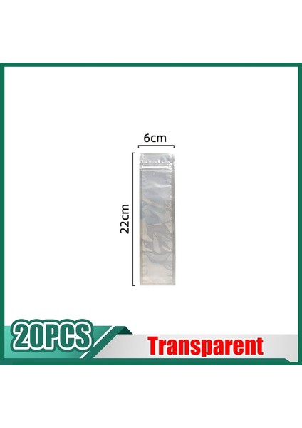 20 Adet 6X22 cm Tek Kullanımlık Buz Popsicle Kalıp Çanta Dondurucu Tüpler Zip Seals ile Yoğurt Çubukları Suyu Meyve Smoothies Dondurma Paketi Poşet Yapımı (Yurt Dışından)