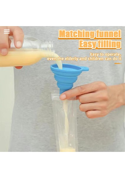 20 Adet 6X22 cm Tek Kullanımlık Buz Popsicle Kalıp Çanta Dondurucu Tüpler Zip Seals ile Yoğurt Çubukları Suyu Meyve Smoothies Dondurma Paketi Poşet Yapımı (Yurt Dışından)