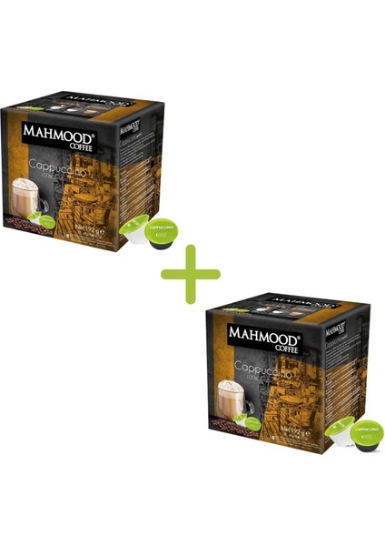 Mahmood Coffee Mahmood  Dolce Gusto Cappuccino Kapsül Kahve 16 Adet x 2 Li Set