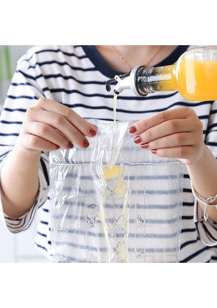 20 Adet 10-80 Adet Tek Kullanımlık Buz Yapma Torbaları Dondurma Makinesi Buz Küpü Çantası Kendinden Contalı Buz Yapma Yaz Dıy Içme Buz Küpü Tepsisi Kalıp (Yurt Dışından)