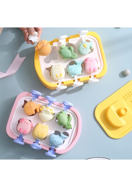 Pembe Leeseph Silikon Dondurma Kalıp Dıy Çikolata Tatlı Popsicle Kalıpları Tepsi Buz Küpü Makinesi Ev Yapımı Araçları Yaz Parti Malzemeleri (Yurt Dışından) fırsatları