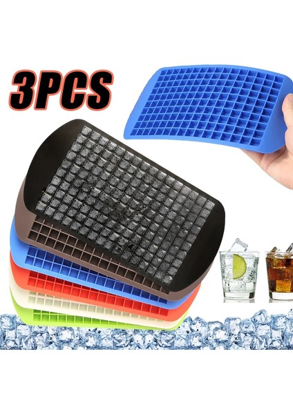 160 Izgara-Şeffaf 1 Pc 160 Izgara 1*1 cm Mini Silikon Buz Kalıbı Buz Küpleri Ezilmiş Buz Silikon Kalıplar Katlanabilir Kalıplar Buz Yapım Makinesi Silikon Kalıplar (Yurt Dışından) indirimleri