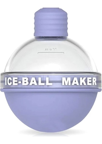 Mor 6.7 cm Gıda Sınıfı Silikon Buz Küpü Tepsi Yuvarlak Buz Küpü Kalıp Kaktüs Buz Topu Makinesi Kalıp Viski Küre Buz Topu Kalıp Mutfak Bar Araçları (Yurt Dışından)