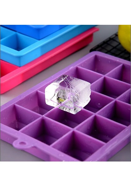 15 Izgaralar 15/24 Izgara Büyük Buz Küpü Kalıp Kolay Bırakılan Gıda Sınıfı Silikon Buz Küpü Kare Tepsi Dıy Buz Yapım Makinesi Buz Küpü Tepsi (Yurt Dışından) modelleri