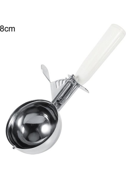 8 cm Dondurma Kaşık Paslanmaz Çelik Dondurma Kazıcı Meyve Püre Kaşığı Dondurma Topu Makinesi Kepçe Dondurma Kaşığı Mutfak Aracı (Yurt Dışından)