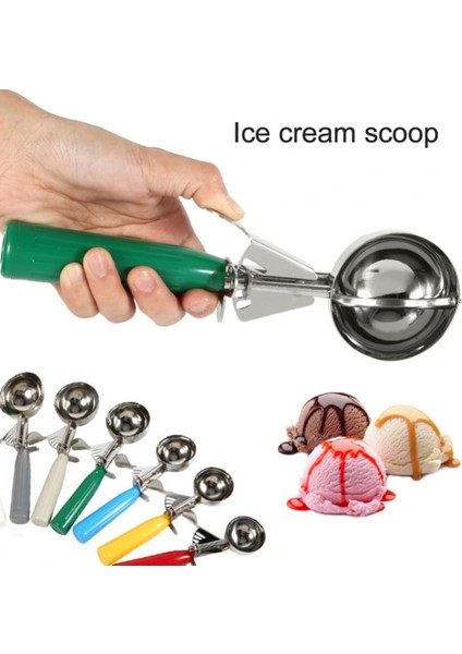 8 cm Dondurma Kaşık Paslanmaz Çelik Dondurma Kazıcı Meyve Püre Kaşığı Dondurma Topu Makinesi Kepçe Dondurma Kaşığı Mutfak Aracı (Yurt Dışından) fiyatları
