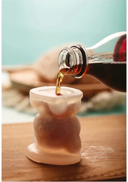 Ayı C Buz Küpü Makinesi Küçük Ayı Köpek Kafatası Tepsisi Dondurma Silikon Kalıp Serin Kalıp Viski Şarap Форма Для Льда Силиконовые Формы Формы (Yurt Dışından) indirimleri