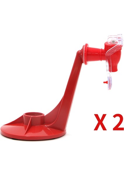 2 Adet Kırmızı Eski Su Sürahisi Soda Içecek Dağıtıcı Şişesi Kola Baş Aşağı Içme Suyu Distribütörü De Boisson Anahtarı Gadget Parti Ev Bar (Yurt Dışından)