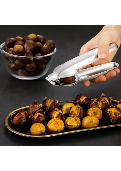 Gelişmiş Fon 1 Paslanmaz Kestane Kırma Kesici Makinesi Soyucu Bıçağı Kestane Açma Cihazı Kesim Bıçağı Soyucu Mutfak Aletleri Aksesuarları (Yurt Dışından) fiyatları