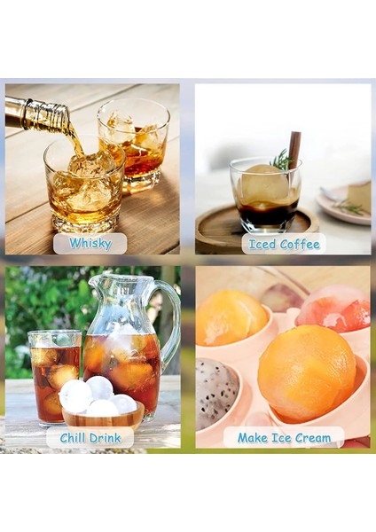 Eski 6 Top Buz Topu Makinesi Silikon 3D Büyük Büyük Yuvarlak Küre Yüksek Top Buz Şekli Küp Kalıp Tepsisi Viski Için (Yurt Dışından) modelleri