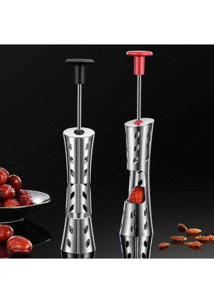 Siyah Paslanmaz Çelik Kırmızı Tarih Çekirdek Sökücü Aracı Meyve Zeytin Tart Mutfak Aksesuarı Meyve Çekirdeği Sökücü Mutfak Ev Için 87HA (Yurt Dışından) fiyatları