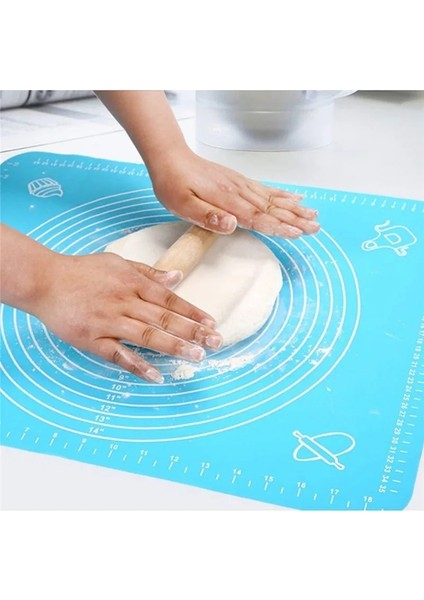 30X40 cm Mavi Silikon Pişirme Paspasları Hamur Pasta Yapışmaz Makinesi Tutucu Mutfak Alet Pişirme Araçları Mutfak Aksesuarları Pişirme Aksesuarları (Yurt Dışından) fiyatları