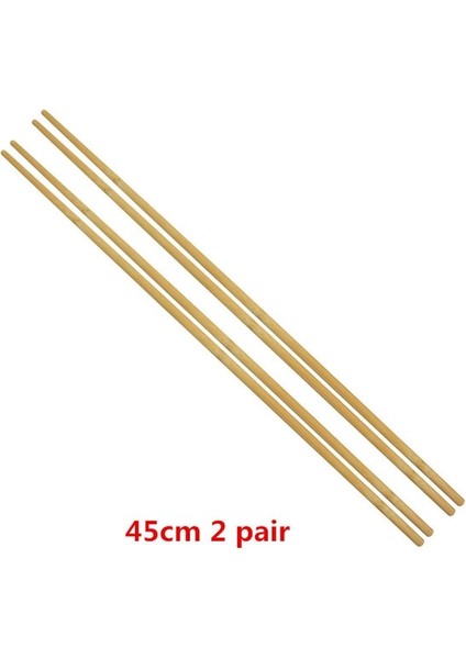 45 cm 2 Çift Uzun Çubuklarını Erişte Kızarmış Güveç Çin Tarzı Ahşap Ahşap Şehriye Pirzola Çubuğu Mutfak Reşo Çanak Kamu Bambu Çubuklarını (Yurt Dışından)