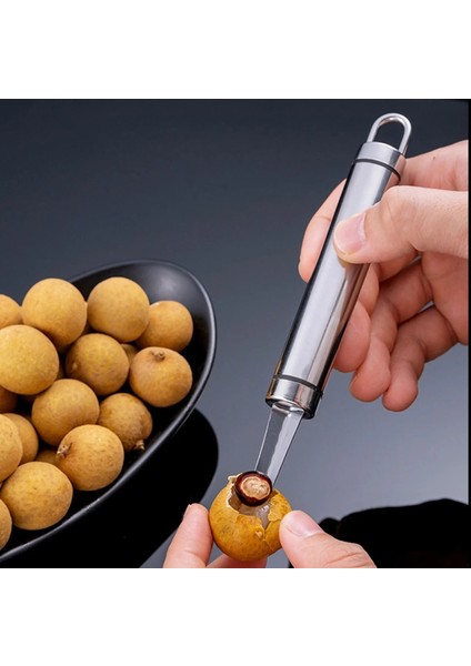 Gümüş Paslanmaz Çelik Longan Çekirdek Sökücü Et Taş Soyma Longan Kuru Soyma Hattı Tay Tatlı Tavası (Yurt Dışından) fiyatları