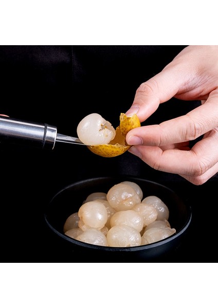 Gümüş Paslanmaz Çelik Longan Çekirdek Sökücü Et Taş Soyma Longan Kuru Soyma Hattı Tay Tatlı Tavası (Yurt Dışından) indirimleri