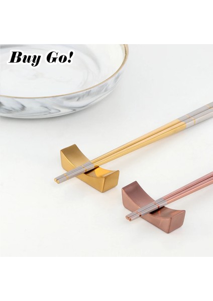 1 Gül Altın 1 Pc Çin Çubuklarını Tutucu Paslanmaz Çelik Japon Kore Gıda Çubukları Dinlenme Standı Metal Yeniden Kullanılabilir Bıçak Kaşık Mutfak Sofra (Yurt Dışından) indirimleri