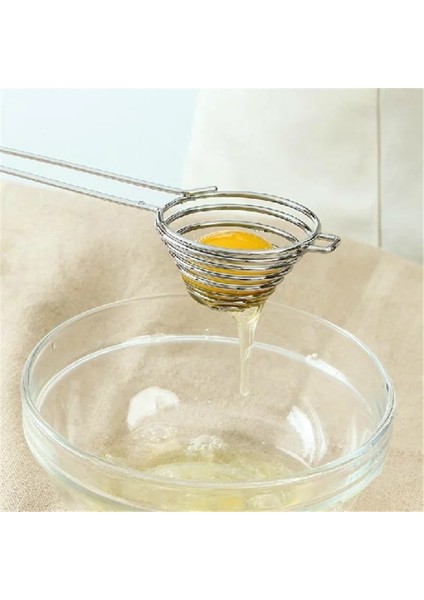 Gri Yumurta Sarısı Ayırıcı Protein Ayırma Aracı Paslanmaz Çelik Yumurta Sarısı Beyaz Ayırıcı Bölücü Tutucu Elek Mutfak Aracı Alet (Yurt Dışından) fiyatları