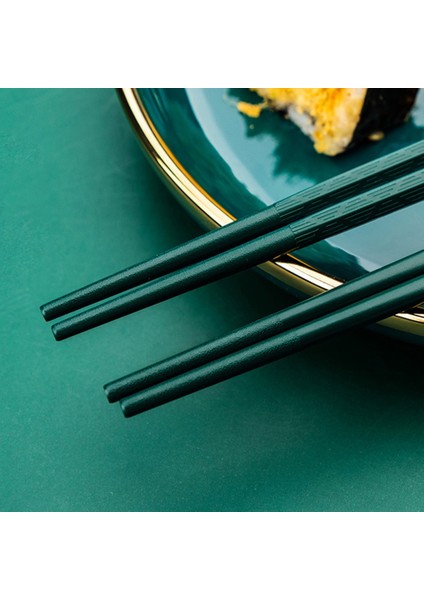 1 Çift C 1 Çift Sıcak Satış Yeniden Kullanılabilir Kore Yemek Çubukları Japon Çin Yemek Çubukları Gıda Suşi Çubukları Metal Alaşımlı Sofra Palillos Chinos (Yurt Dışından) modelleri