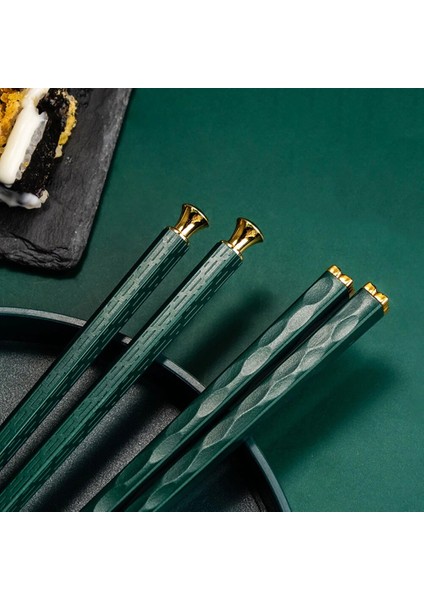 1 Çift C 1 Çift Sıcak Satış Yeniden Kullanılabilir Kore Yemek Çubukları Japon Çin Yemek Çubukları Gıda Suşi Çubukları Metal Alaşımlı Sofra Palillos Chinos (Yurt Dışından) indirimleri