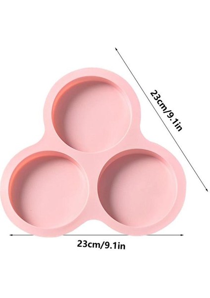 Pembe Silikon Yumurta Kalıpları Yapışmaz Çoklu Kavite Yuvarlak Yumurta Tavası Yeniden Kullanılabilir Yumurta Vapur Hamburger Topuzu Yumurta Hava Fritöz Aksesuarları (Yurt Dışından)