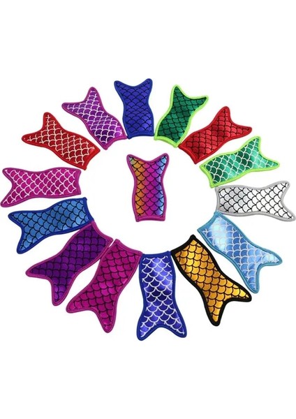 Çok Renkli Yeniden Kullanılabilir 15 Adet Denizkızı Buz Lolly Kutup Tutucu Dondurucu Kol Kapağı Koruyucu Aracı (Yurt Dışından)