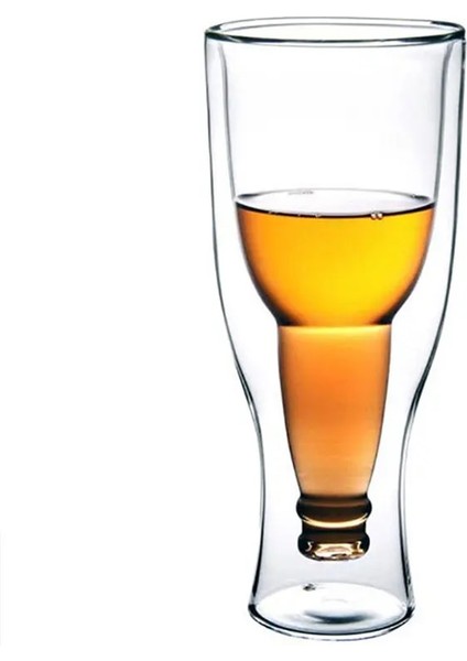 Temizle 201-300 ml Çift Duvar Yalıtımlı Cam Bardak 350 ml Highball Cam Bardak Bira Limonata Buzlu Çay Kokteyl Mojito Karışık Içecekler (Yurt Dışından)