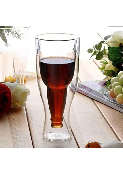 Temizle 201-300 ml Çift Duvar Yalıtımlı Cam Bardak 350 ml Highball Cam Bardak Bira Limonata Buzlu Çay Kokteyl Mojito Karışık Içecekler (Yurt Dışından)