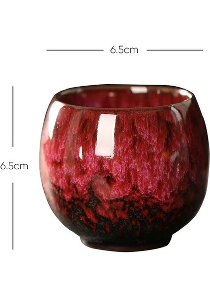 E 1 Adet-80 ml Çin Seramik Çay Bardağı Porselen Kung Fu Çay Bardak Çömlekçilik Drinkware Sofra Kahve Kupa Açık Kamp Için Içecek Bardağı (Yurt Dışından)