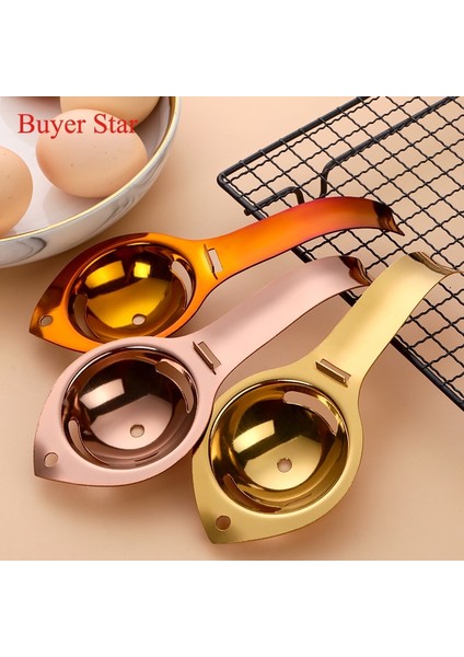 1 Adet 1 Adet Yumurta Ayırıcı Paslanmaz Çelik Yumurta Sarısı Beyaz Ayırıcı Filtre Kolu Yumurta Bölücü Pişirme Pişirme Yumurta Araçları Mutfak Alet (Yurt Dışından) indirimleri