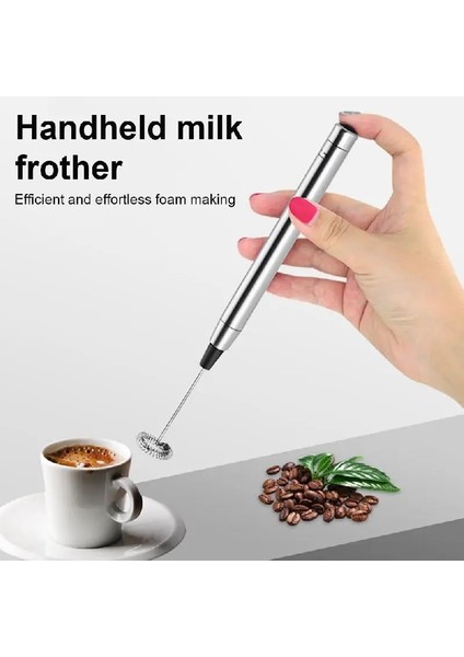 Beyaz Elektrikli Süt Köpürtücü El Mini Köpürtücü Kahve Makinesi Mutfak Blender Kahve Cappuccino Kreması Çırpma Köpük Karışımı Çırpma Araçları (Yurt Dışından) fırsatları