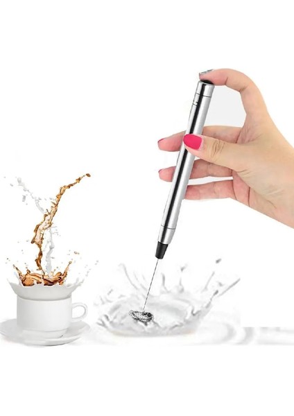 Beyaz Elektrikli Süt Köpürtücü El Mini Köpürtücü Kahve Makinesi Mutfak Blender Kahve Cappuccino Kreması Çırpma Köpük Karışımı Çırpma Araçları (Yurt Dışından) indirimleri