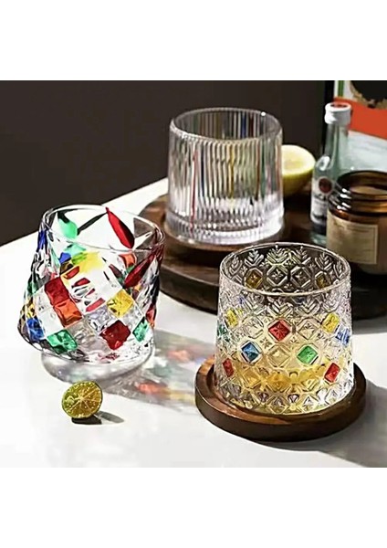 Tabanlı Bir Cam Bardak El-Boyalı Bardak Bardak Şarap Viski Bardağı Kupa Kahve Fincanı Çay Süt Bira Bardağı Içme Bardağı Кружка Для Чая (Yurt Dışından)