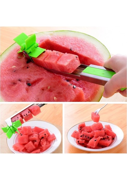 Stil 03 1 Pc Karpuz Kesici Paslanmaz Çelik Fırıldak Şekilli Hızla Kesme Karpuz Mutfak Alet Salata Kavun Meyve Dilimleme Araçları (Yurt Dışından) fırsatları