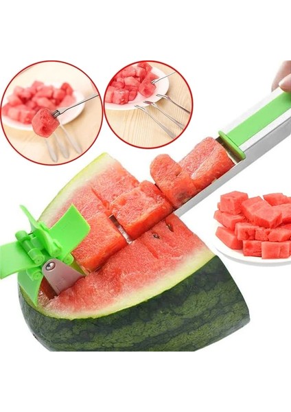 Stil 03 1 Pc Karpuz Kesici Paslanmaz Çelik Fırıldak Şekilli Hızla Kesme Karpuz Mutfak Alet Salata Kavun Meyve Dilimleme Araçları (Yurt Dışından) indirimleri