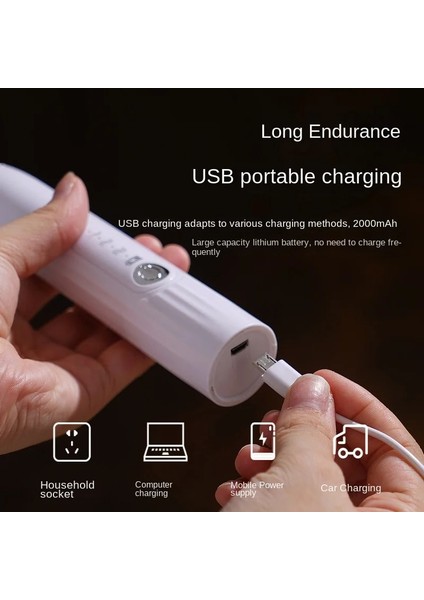 Stil 6 El Elektrikli Süt Köpürtücü Çırpma Yumurta Çırpıcı USB Şarj Edilebilir Kahve Blender Ev Süt Çalkalayıcı Mikser Köpürtücü Gıda Blender (Yurt Dışından)