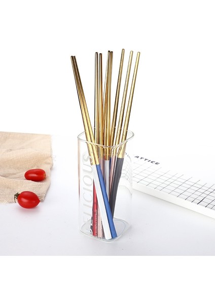 20 5 Adet/takım Yemek Çubukları 304 Paslanmaz Çelik Set Yemek Takımı Çatal Bıçak Takımı Kaymaz Kaymaz Sıcak Sofra Seti Kutusu ile Mutfak Aksesuarları (Yurt Dışından) indirimleri