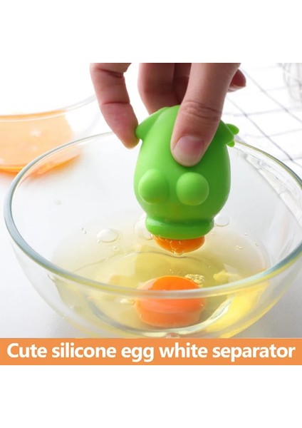 Yeşil Silikon Yumurta Bölücüler Karıştırma Mutfak Aletleri Aksesuarları Pembe Domuz Sarısı Bölücü Yumurta Çıkarıcı Ayırıcı Topaklanma Için Faydalı Araçlar (Yurt Dışından) modelleri