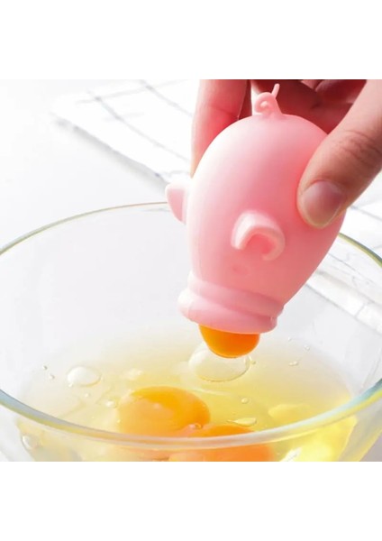 Yeşil Silikon Yumurta Bölücüler Karıştırma Mutfak Aletleri Aksesuarları Pembe Domuz Sarısı Bölücü Yumurta Çıkarıcı Ayırıcı Topaklanma Için Faydalı Araçlar (Yurt Dışından) fırsatları