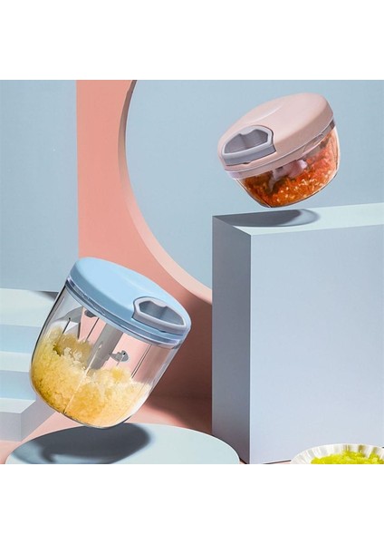 500 ml Mavi 900 ml Çok Fonksiyonlu Yüksek Hızlı Tasarım Havuç Sebze Meyve Büküm Parçalayıcı Manuel Kıyma Makinesi Kıyıcı Sarımsak Kesici Cocina (Yurt Dışından)