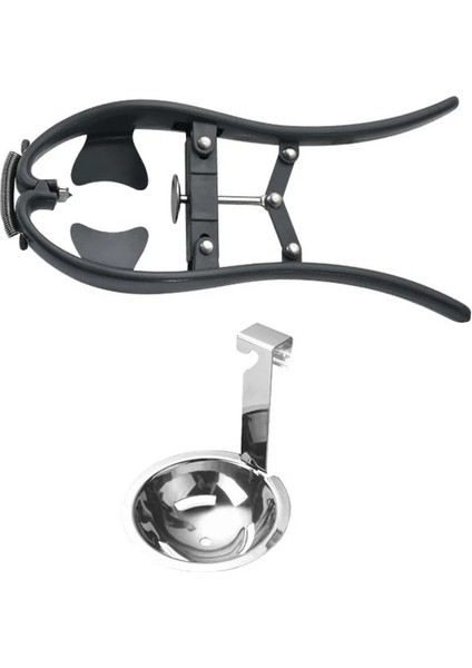 Siyah Paslanmaz Çelik Yumurta Makas Yumurta Beyaz Ayırıcı Kesici Kabuk Açıcı Yumurta Kraker Mutfak Aksesuarları Soyma Araçları Mutfak (Yurt Dışından)