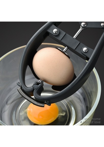 Siyah Paslanmaz Çelik Yumurta Makas Yumurta Beyaz Ayırıcı Kesici Kabuk Açıcı Yumurta Kraker Mutfak Aksesuarları Soyma Araçları Mutfak (Yurt Dışından) indirimleri