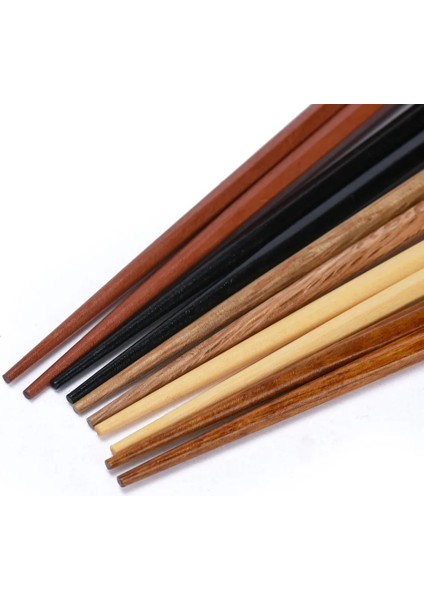 Kutu ile 5 Pairjapon Tarzı Ahşap Çubuklar Yeniden Kullanılabilir Doğal Kayın Çubuklarını Sofra Pizza Erişte Aracı Çin Seti (Yurt Dışından) indirimleri