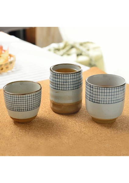 Stil 8 200-300ML Japon Tarzı Seramik Çorba Bardağı Çay Bardağı Handpainted Kafes Desen Çay Fincanı Özgünlük Süt Kahve Fincanı Şarap Bardakları Çay Fincanı (Yurt Dışından) fiyatları