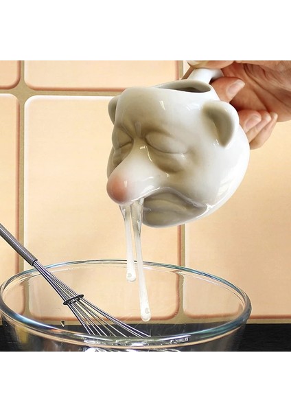14X9.5X8.5 cm Seramik Yaratıcı Mutfak Eşyaları Sümük Cüce Yumurta Beyaz Ayırıcı Seramik Büyük Burun Beyaz Yumurta Sarısı Filtresi Mutfak Aletleri Yumurta Çırpıcı (Yurt Dışından) fiyatları