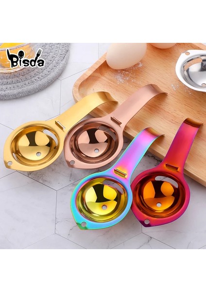 Gold-1pc 1 Adet Yumurta Ayırıcı Paslanmaz Çelik Yumurta Sarısı Beyaz Ayırıcı Gıda Sınıfı Yumurta Bölücü Yumurta Beyaz Sarısı Filtre Mutfak Aletleri (Yurt Dışından) fiyatları