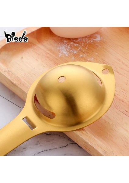 Gold-1pc 1 Adet Yumurta Ayırıcı Paslanmaz Çelik Yumurta Sarısı Beyaz Ayırıcı Gıda Sınıfı Yumurta Bölücü Yumurta Beyaz Sarısı Filtre Mutfak Aletleri (Yurt Dışından) indirimleri