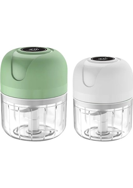 GREEN-250ML Yeni Sıcak 100/250ML USB Mini Kablosuz Elektrikli Sarımsak Ezici Basın Kıyma Sebze Biber Kıyma Makinesi Gıda Kıyıcı Mutfak Aletleri (Yurt Dışından)