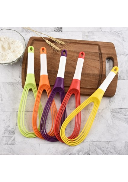 Kırmızı Mutfak Gadget 1 Adet Çok Fonksiyonlu Dönebilen Balon ve Düz Çırpma Yumurta Çırpıcı Plastik El Yoğurma Hamur Blender Yumurta Mikser Araçları (Yurt Dışından)
