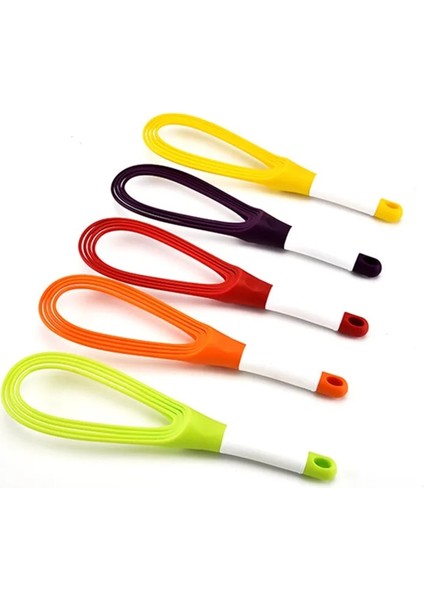 Kırmızı Mutfak Gadget 1 Adet Çok Fonksiyonlu Dönebilen Balon ve Düz Çırpma Yumurta Çırpıcı Plastik El Yoğurma Hamur Blender Yumurta Mikser Araçları (Yurt Dışından)